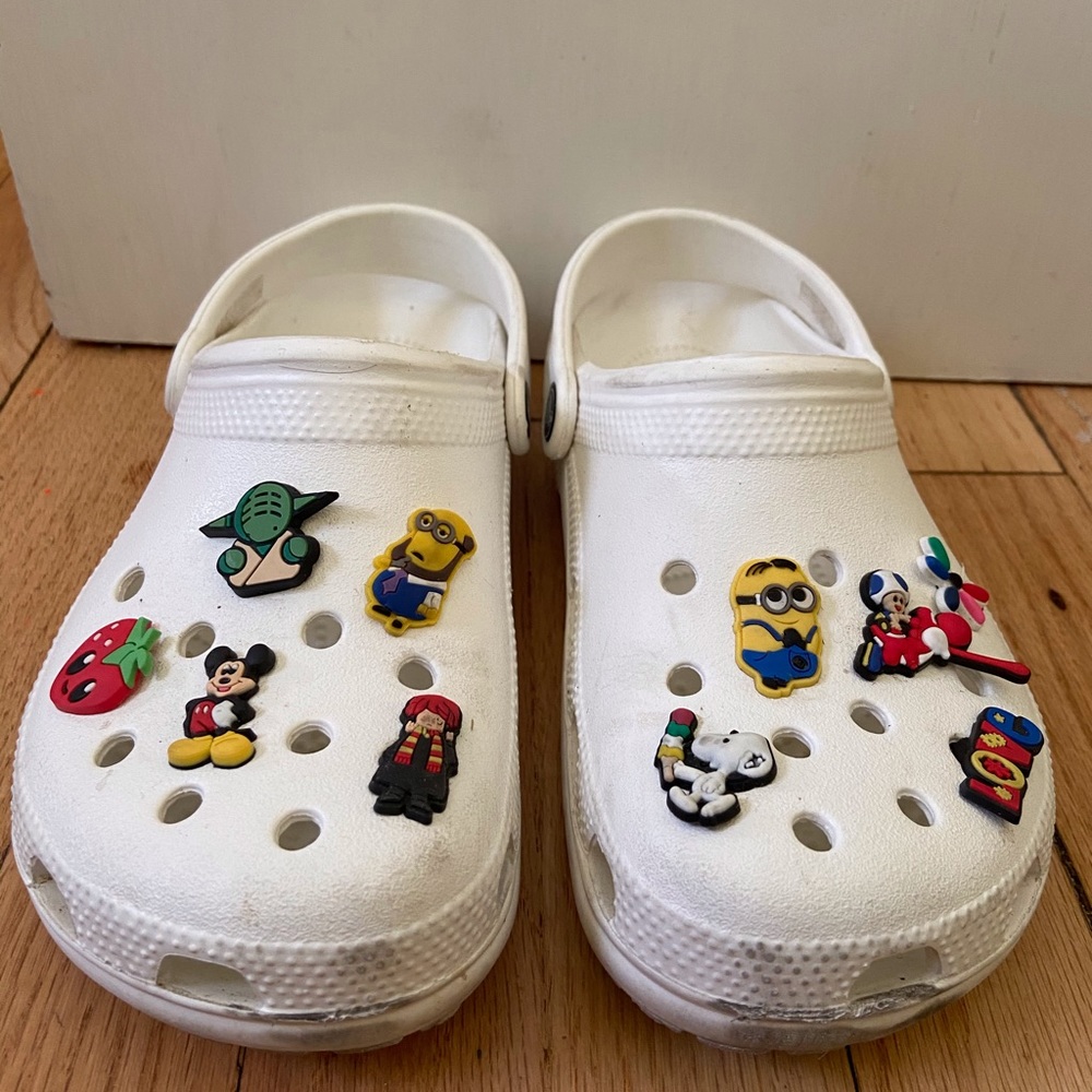 White Crocs